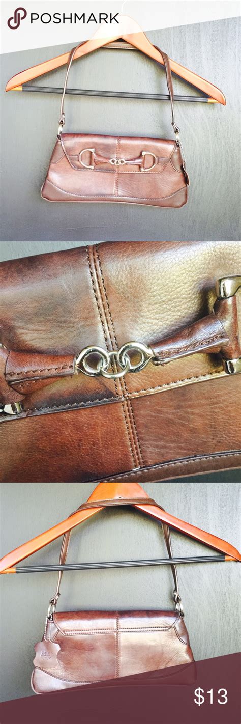 mc leather purse